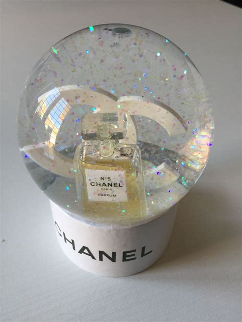 pink chanel snow globe|chanel snow globe.